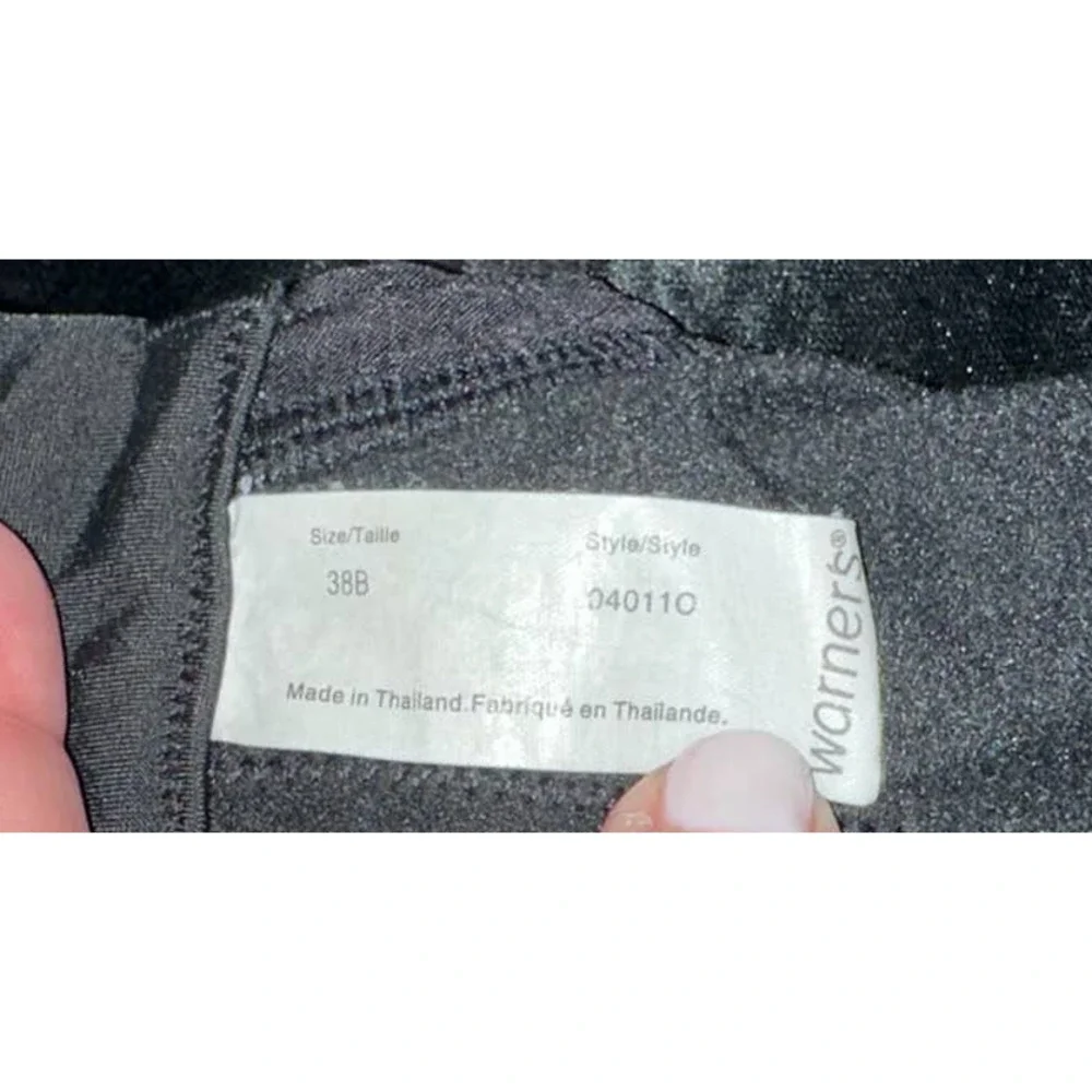 Warners Black Cloud 9‎ Super Soft Wireless Lightly Lined Comfort Bra 38B